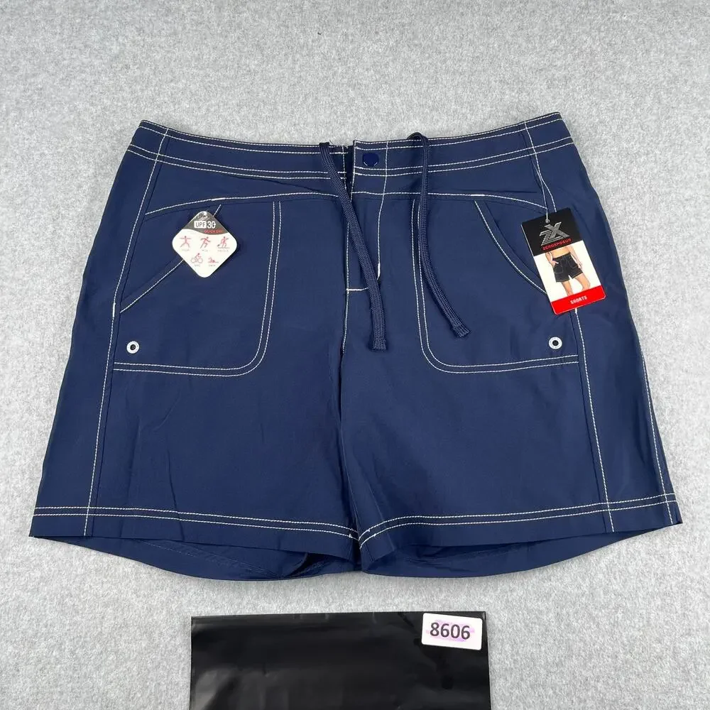 ZeroXposur Swim Trunks Mens Medium Navy Blue Board Shorts Bathing Suit